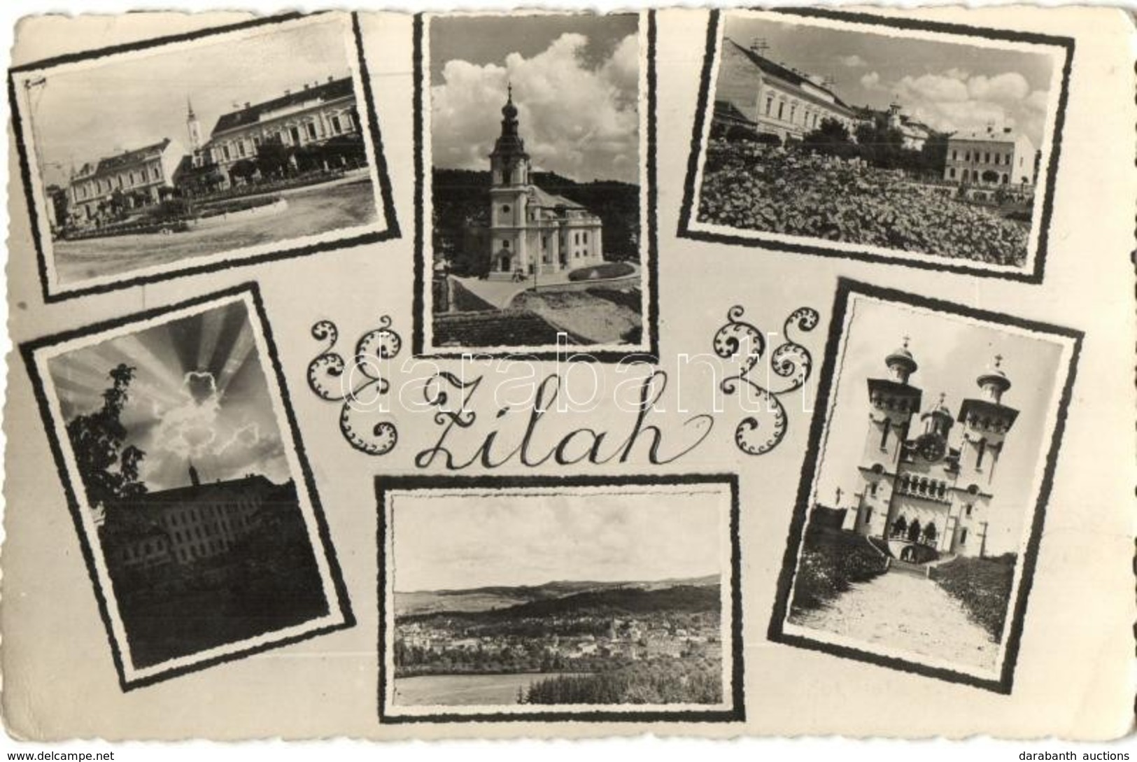 * T2 Zilah, Zalau; Mozaiklap / Multi-view Postcard, Foto Elite 'Péter' Photo - Unclassified