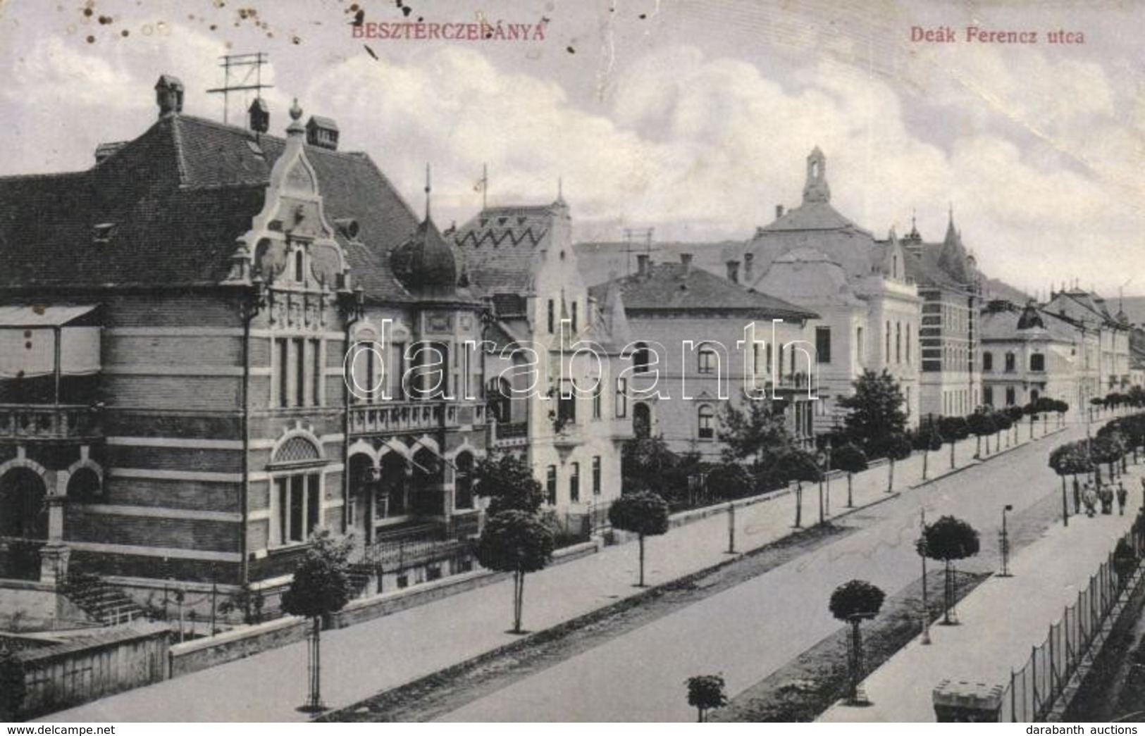 ** T3 Besztercebánya, Banska Bystrica; Deák Ferenc Utca, Kiadja Machold F. / Street (EB) - Unclassified