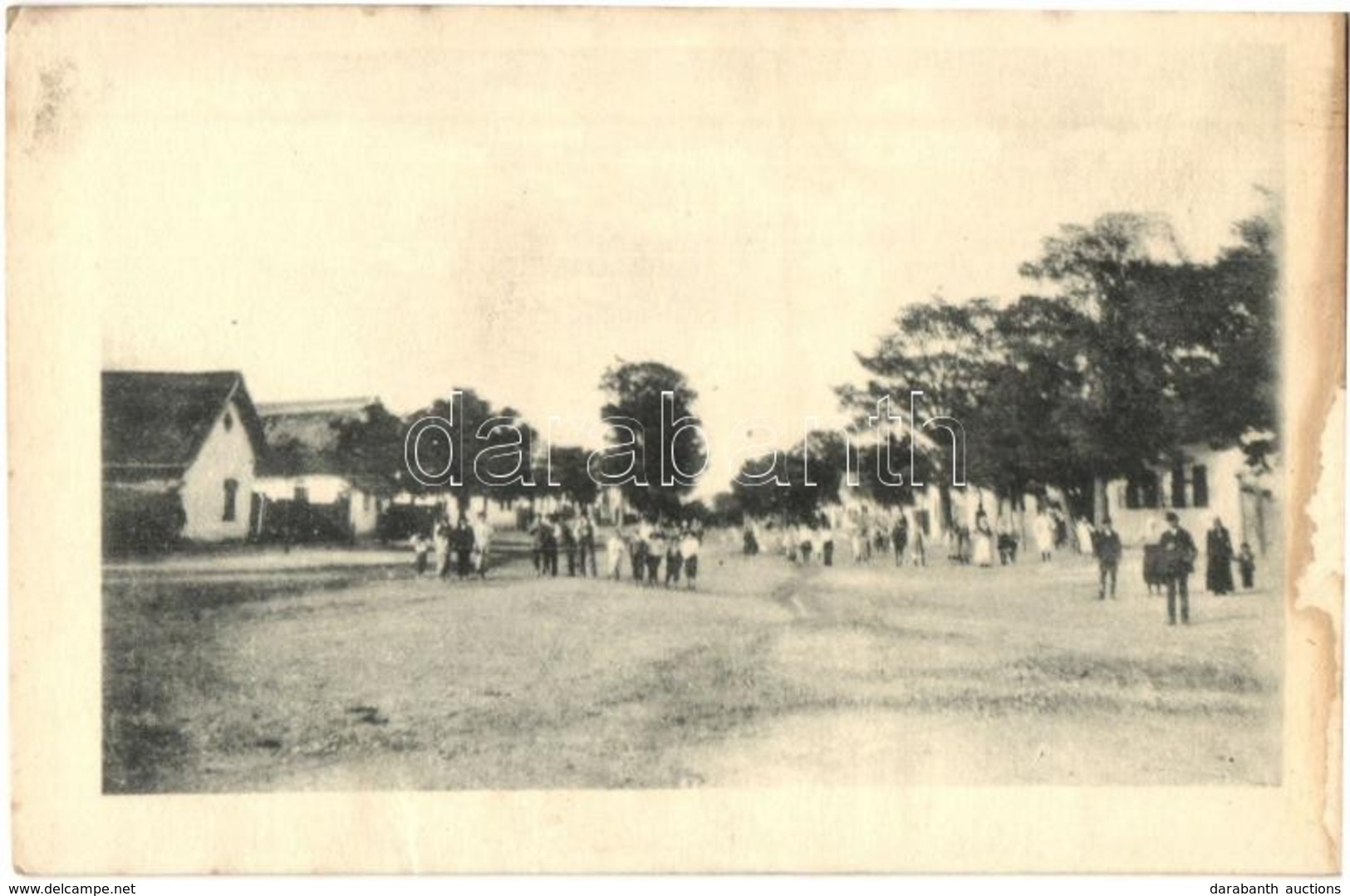 ** T2/T3 Csallóköztárnok, Tyrnaugedl, Trnávka; Kápolna Utca. Kiadja Brunner Adolf / Street View, Chapel Street (r) - Unclassified