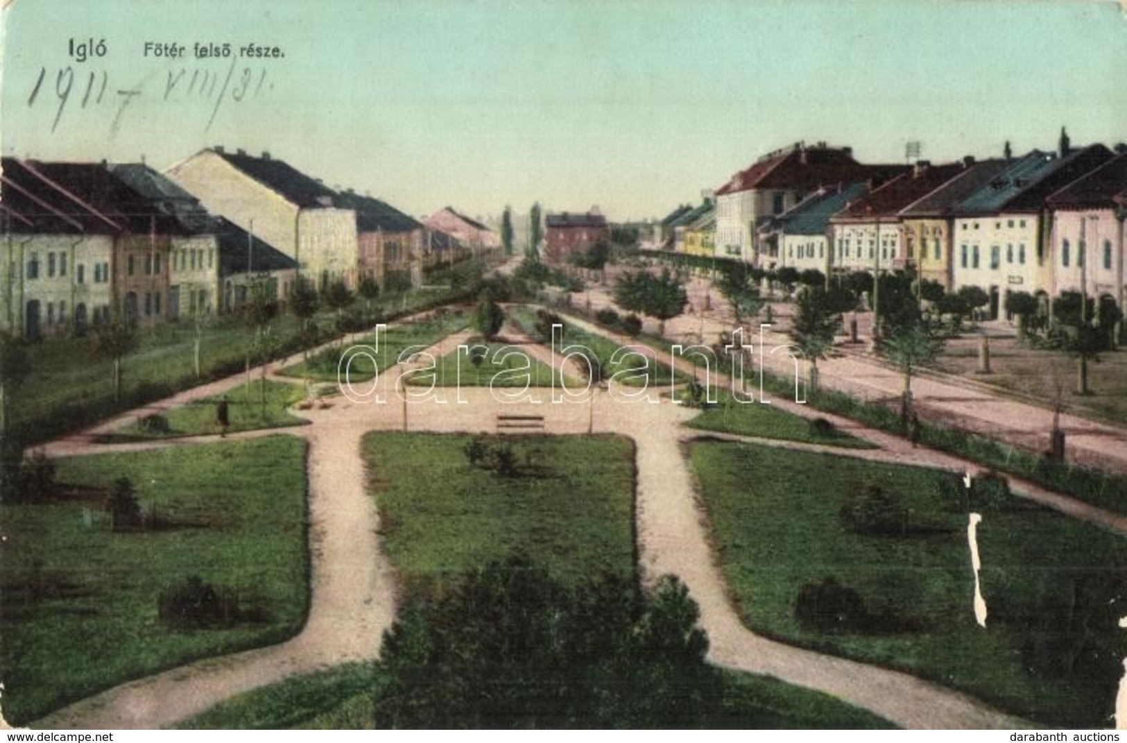 * T2/T3 Igló, Zipser Neudorf, Spisská Nová Ves; Fő Tér Felső Része / Main Square (felszíni Sérülés / Surface Damage) - Unclassified