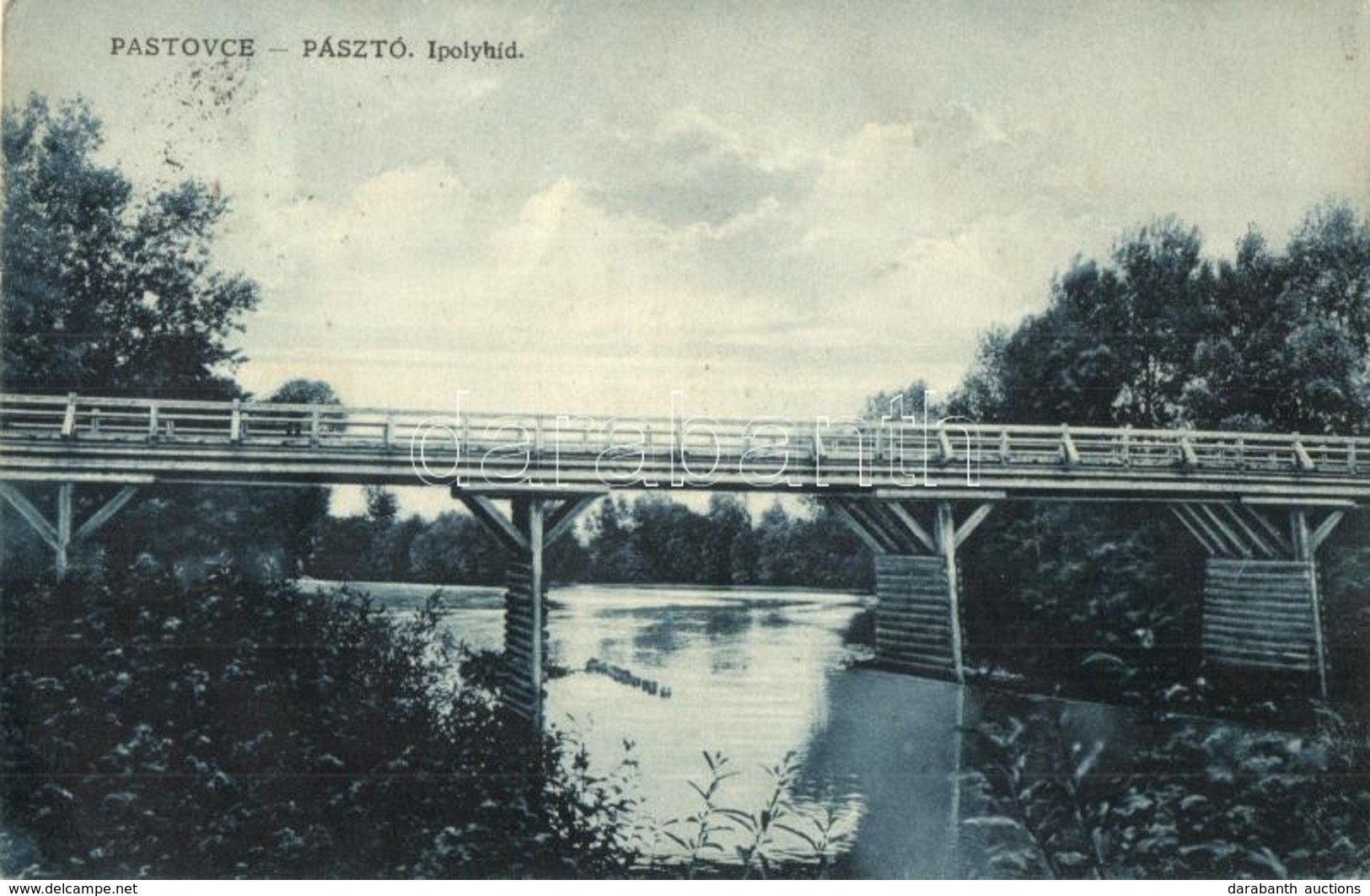 T2/T3 Ipolypásztó, Pásztó, Pastovce; Ipoly Híd / Ipel River Bridge (fl) - Unclassified