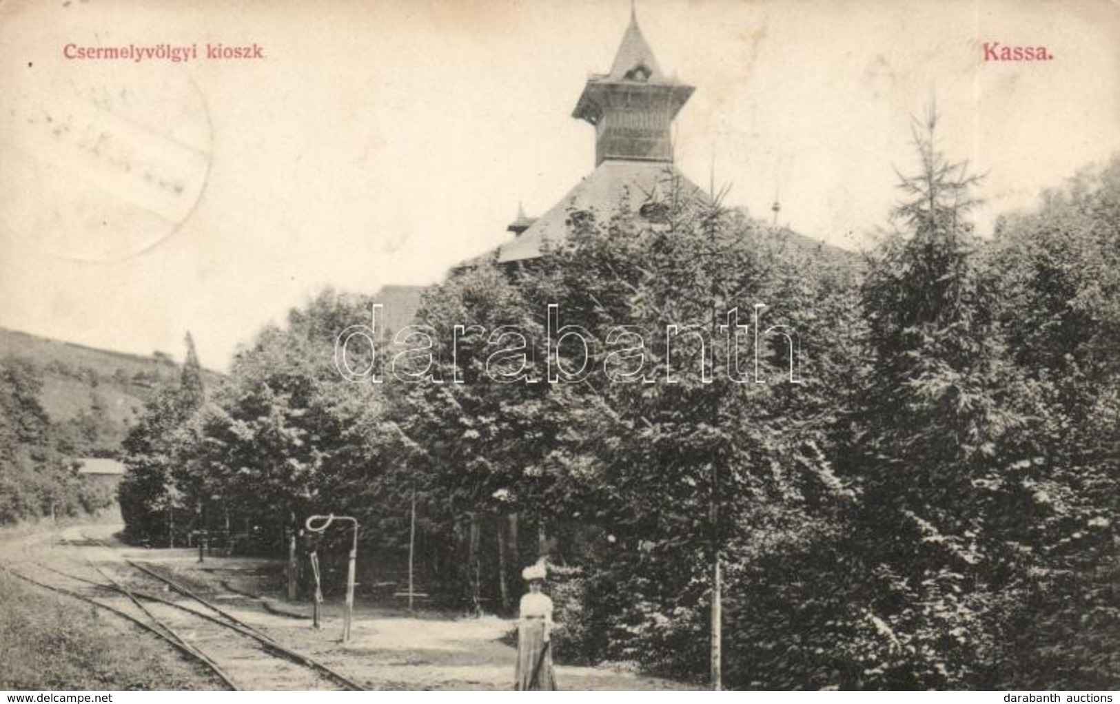 T2 Kassa, Csermelyvölgyi Kioszk, Vasút / Kiosk, Railway, Divald - Ohne Zuordnung