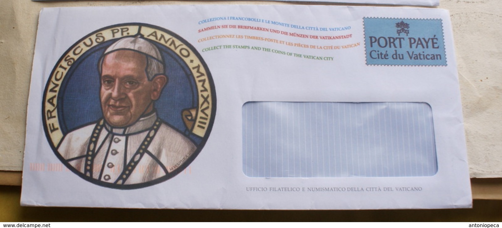 VATICANO 2018, COVER PAPA FRANCESCO USED - Storia Postale