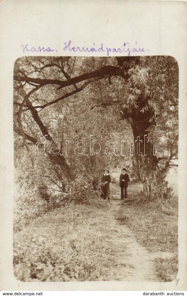 T2/T3 1915 Kassa, Kosice; Hernád Partján / Hornád Riverbank. Photo  (EK) - Ohne Zuordnung