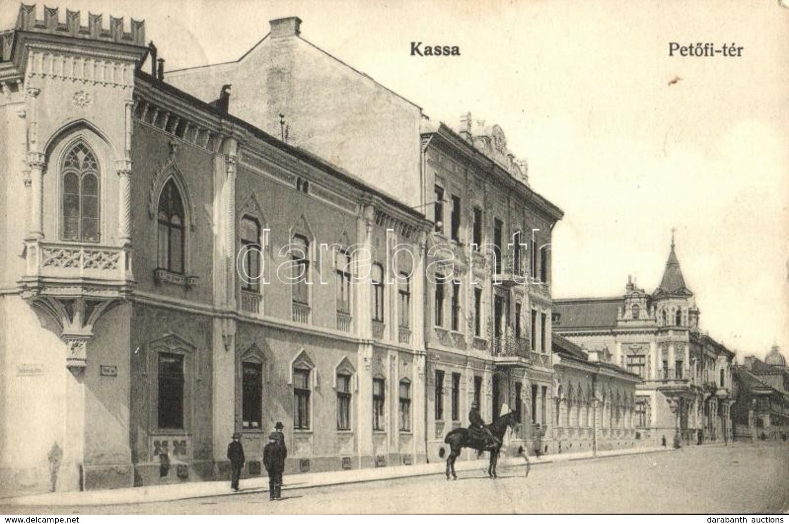 T2/T3 1910 Kassa, Kosice; Petőfi Tér / Square - Unclassified