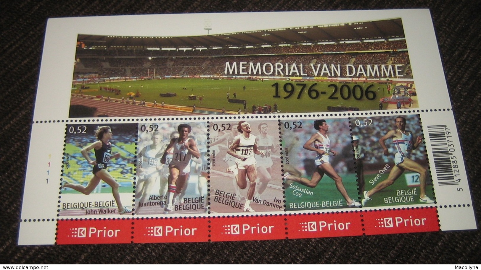 Blok 129** Memorial Van Damme - BF 129 XX - Bloc 129 MNH 3520/24** Pl 1 - 1961-2001