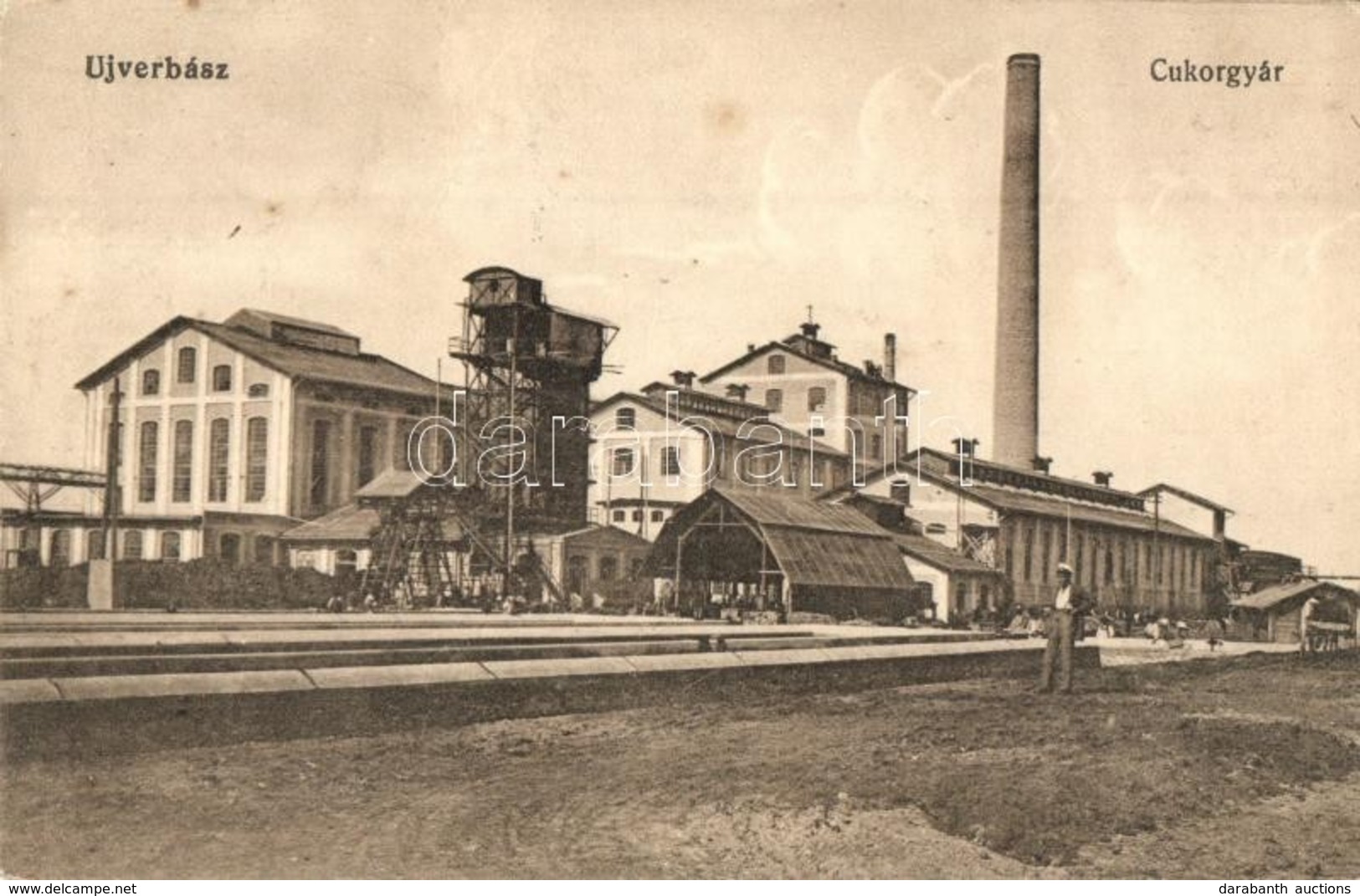 T2 Újverbász, Verbász, Novi Vrbas; Cukorgyár. Kiadja Reich és Friedmann / Sugar Factory + Portó - Unclassified