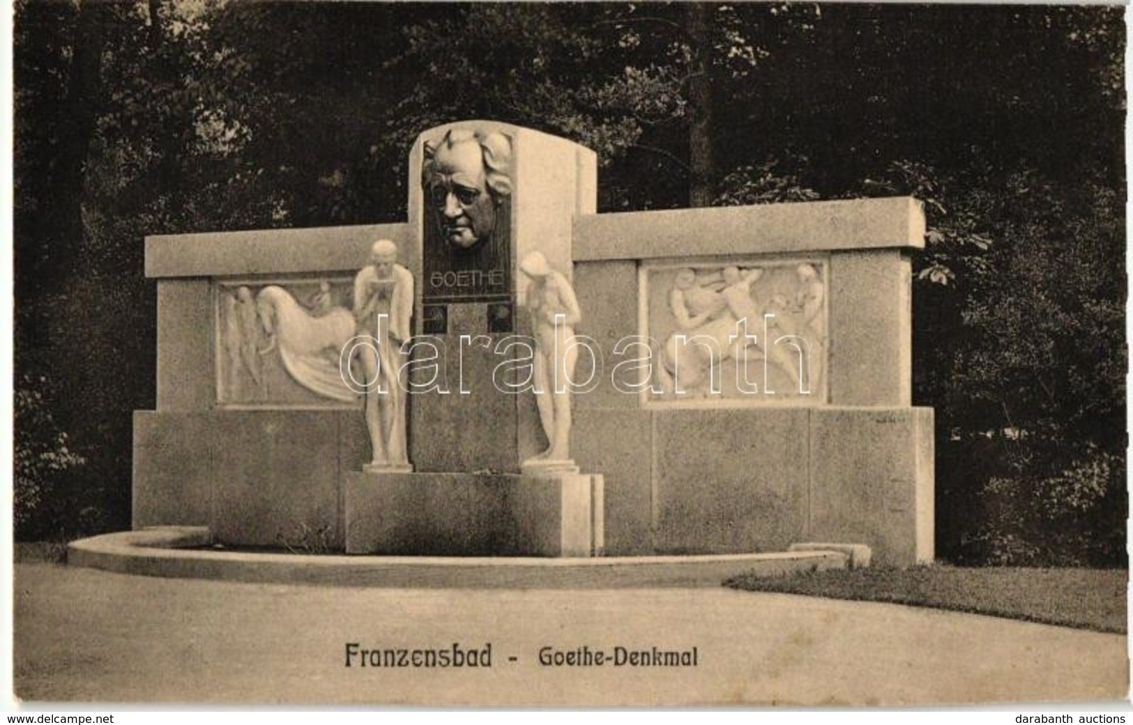 ** Frantiskovy Lazne, Franzensbad; 5 Old Cut Postcards - Ohne Zuordnung