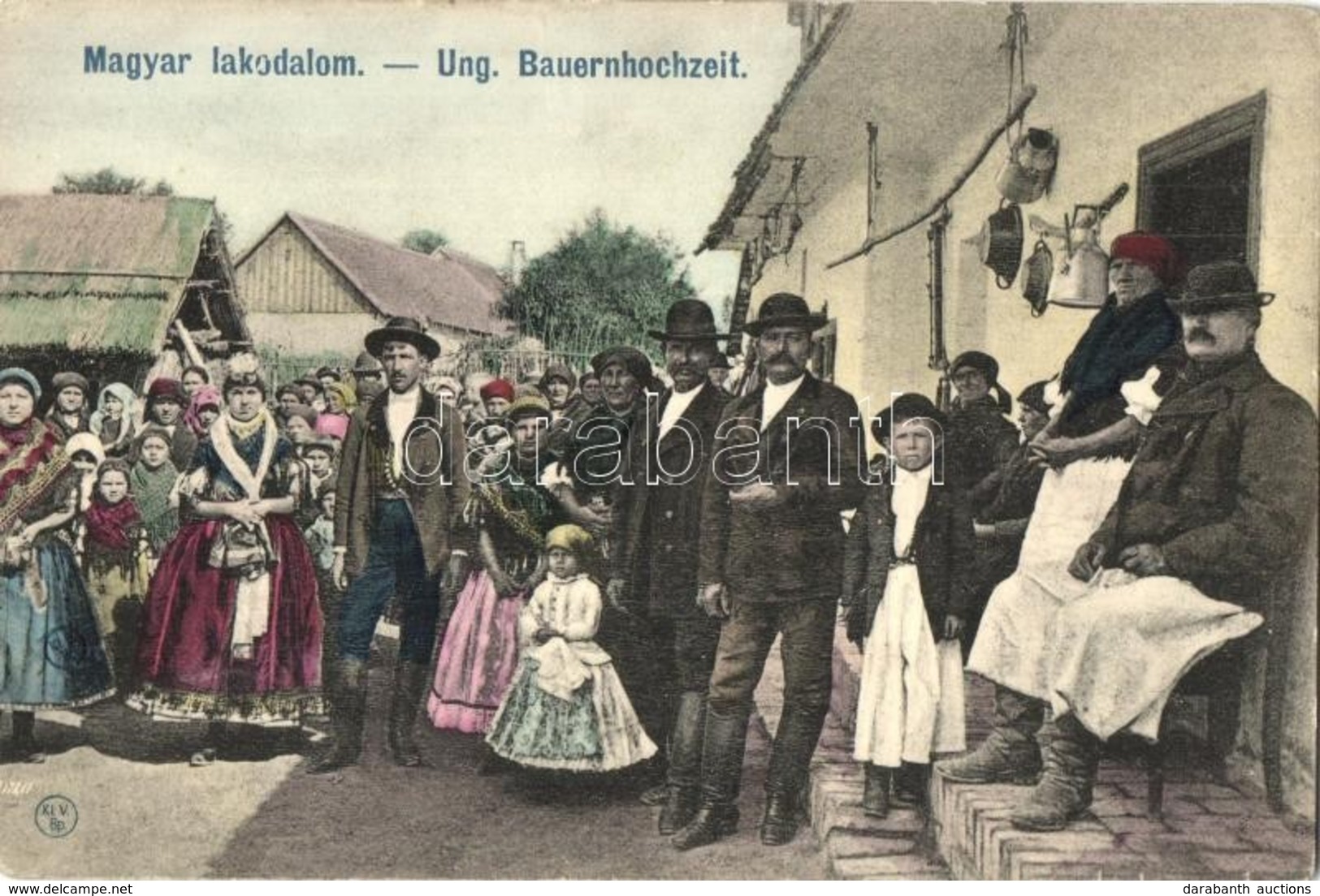 ** T2/T3 Magyar Paraszt Lakodalom / Hungarian Peasat Wedding, Folklore / Ung. Bauernhochzeit - Ohne Zuordnung