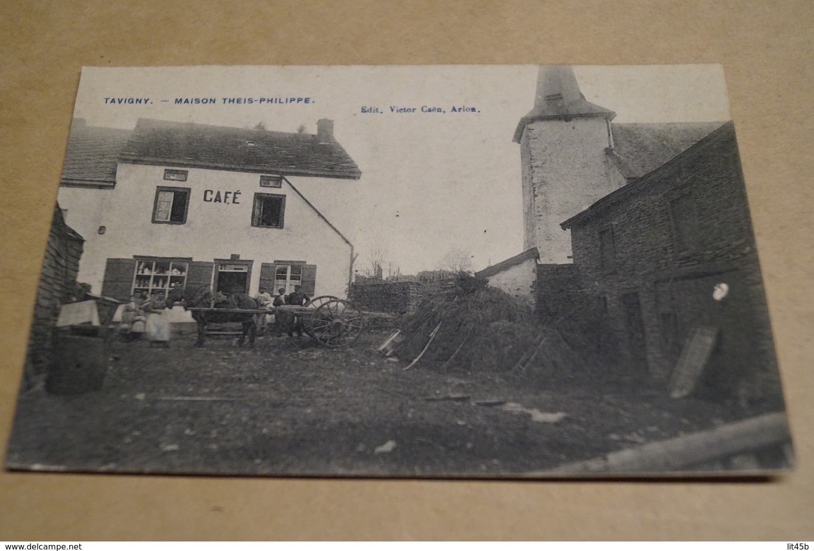 Rare,TAVIGNY HOUFFALIZE,maison Theis-Philippe,ancienne Carte Pour Collection - Houffalize