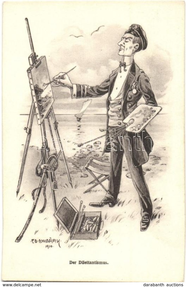 ** T1 Der Dilettantismus / K.u.K. Kriegsmarine Mariner Humour Art Postcard. G. Fano 1910-11. S: Ed. Dworak - Ohne Zuordnung