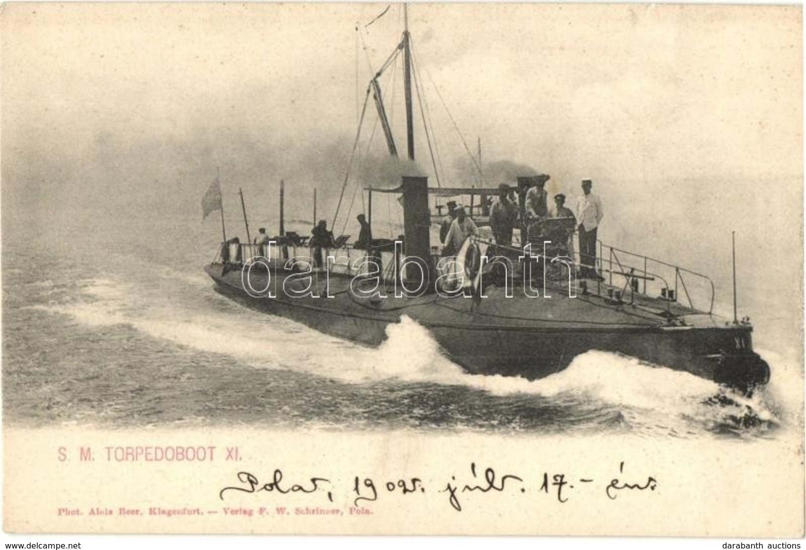 * T2/T3 Osztrák-magyar 11. Torpedóromboló / S.M. Torpedoboot XI. (SM Torpedoboot 11, Later Francesco Rismondo) / K.u.K.  - Ohne Zuordnung