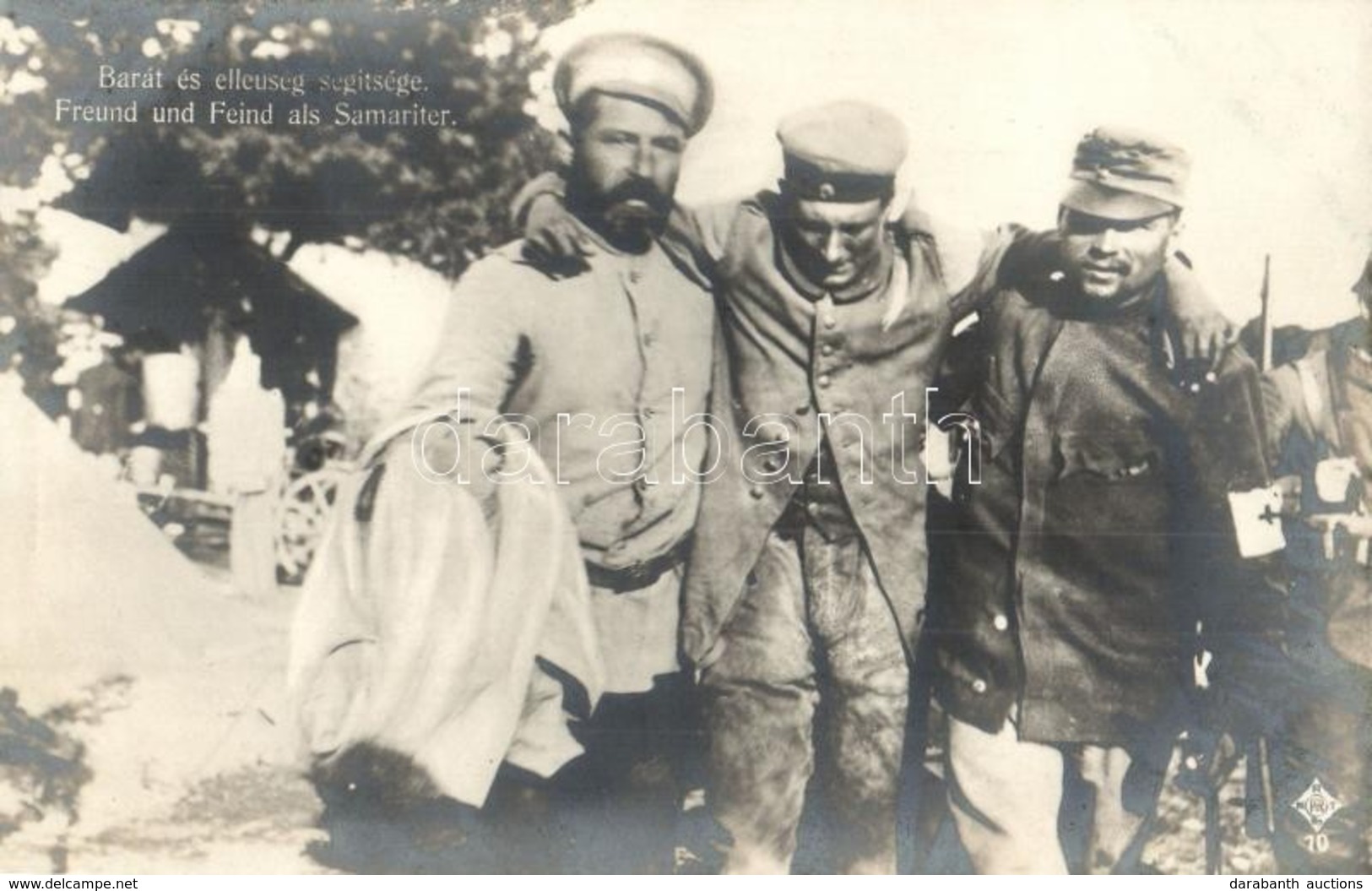 ** T1 Barát és Ellenség Segítése. Révész és Bíró Felvétele / Freund Und Feind Als Samariter  / WWI K.u.K Military, Frien - Ohne Zuordnung