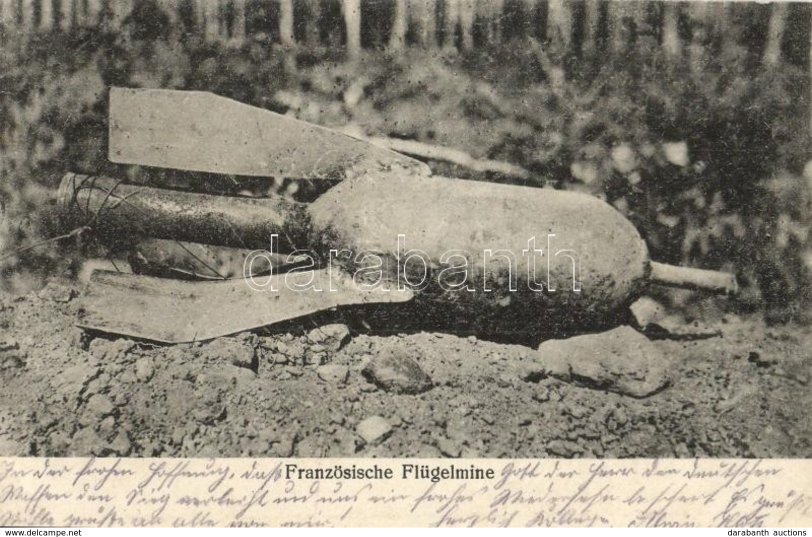 * T2/T3 Französische Flügelmine /French Bomb, Shell From World War I (EK) - Ohne Zuordnung