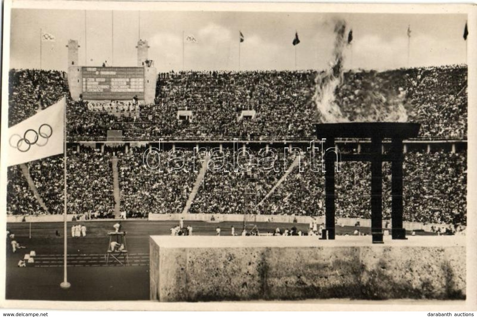 ** T2 1936 Berlin, Olympische Spiele. Marathontor Auf Das Olympia-Feuer / Summer Olympics In Berlin. Olympic Fire - Ohne Zuordnung