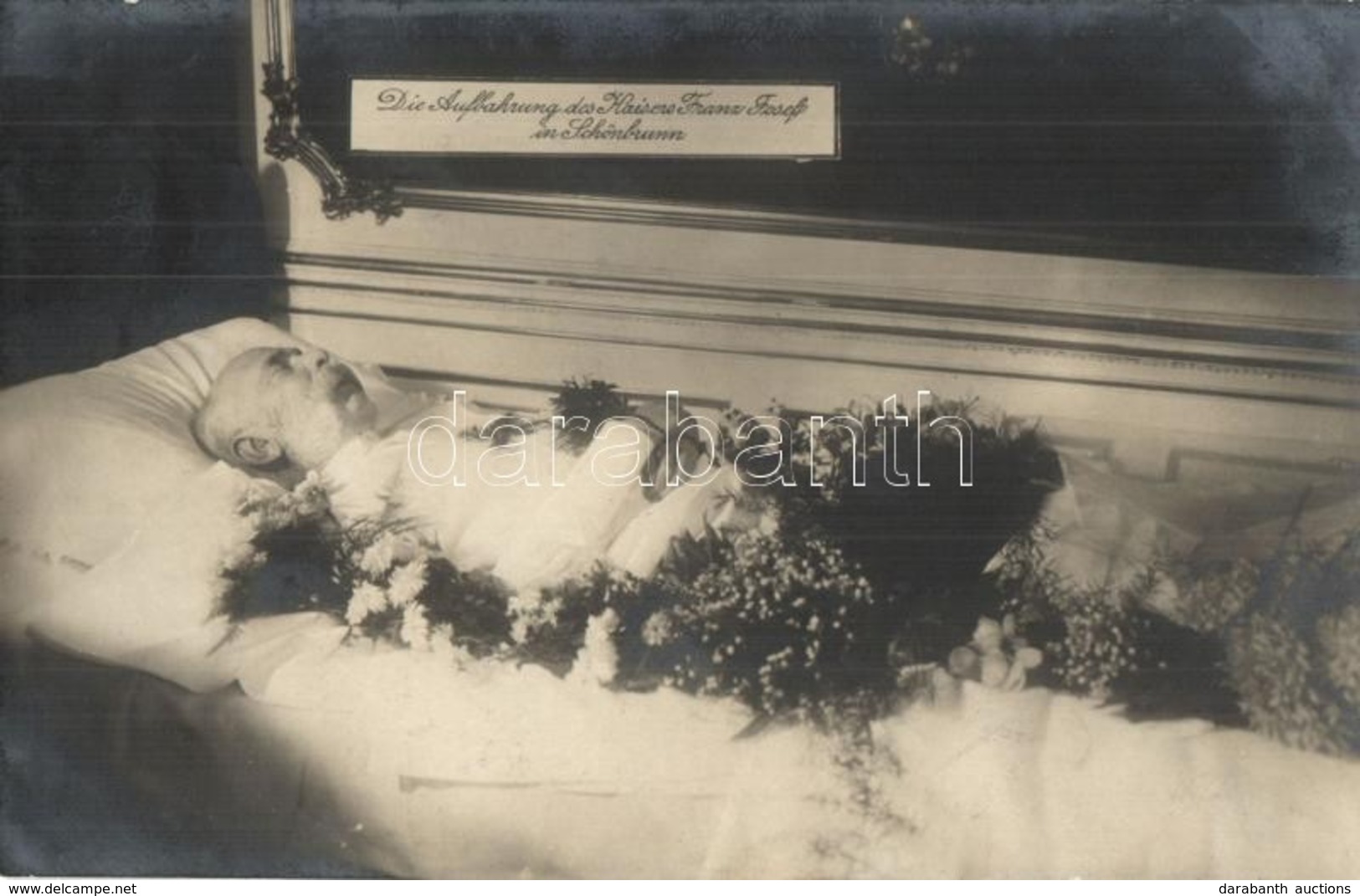 * T2 1916 Wien; Die Aufbahrung Des Kaisers Franz Josef In Schönbrunn. Aufnahme R. Lechner / Franz Joseph Post-mortem - Unclassified