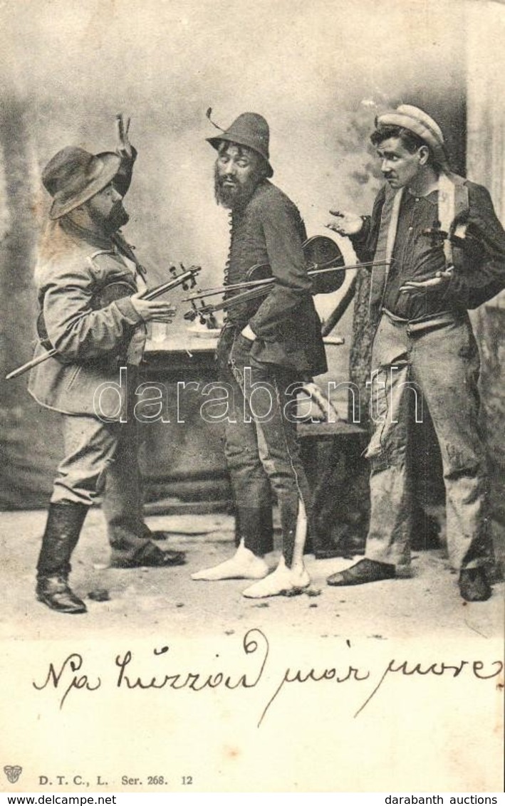 T2/T3 1901 'Na Húzzad Már More' Cigány Zenészek / Zigeuner Musiker / Gypsy Folklore, Gypsy Musicians (EK) - Unclassified