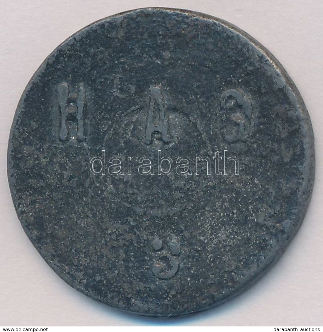 ~1848-1849. 'HAG 3' ólom Híd Bárca (~29mm) T:3 - Unclassified