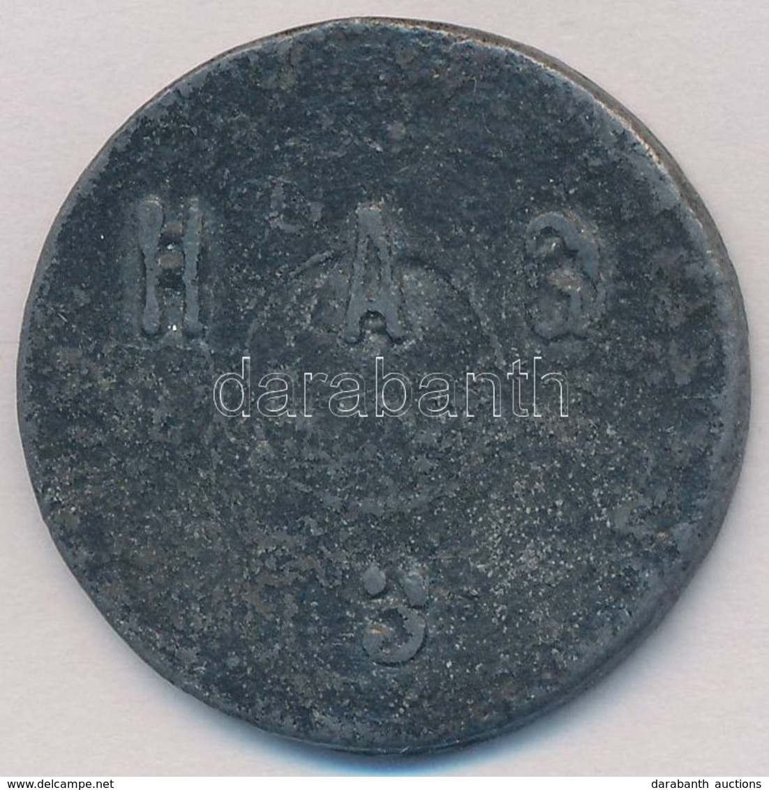 ~1848-1849. 'HAG 3' ólom Híd Bárca (~29mm) T:3 - Ohne Zuordnung