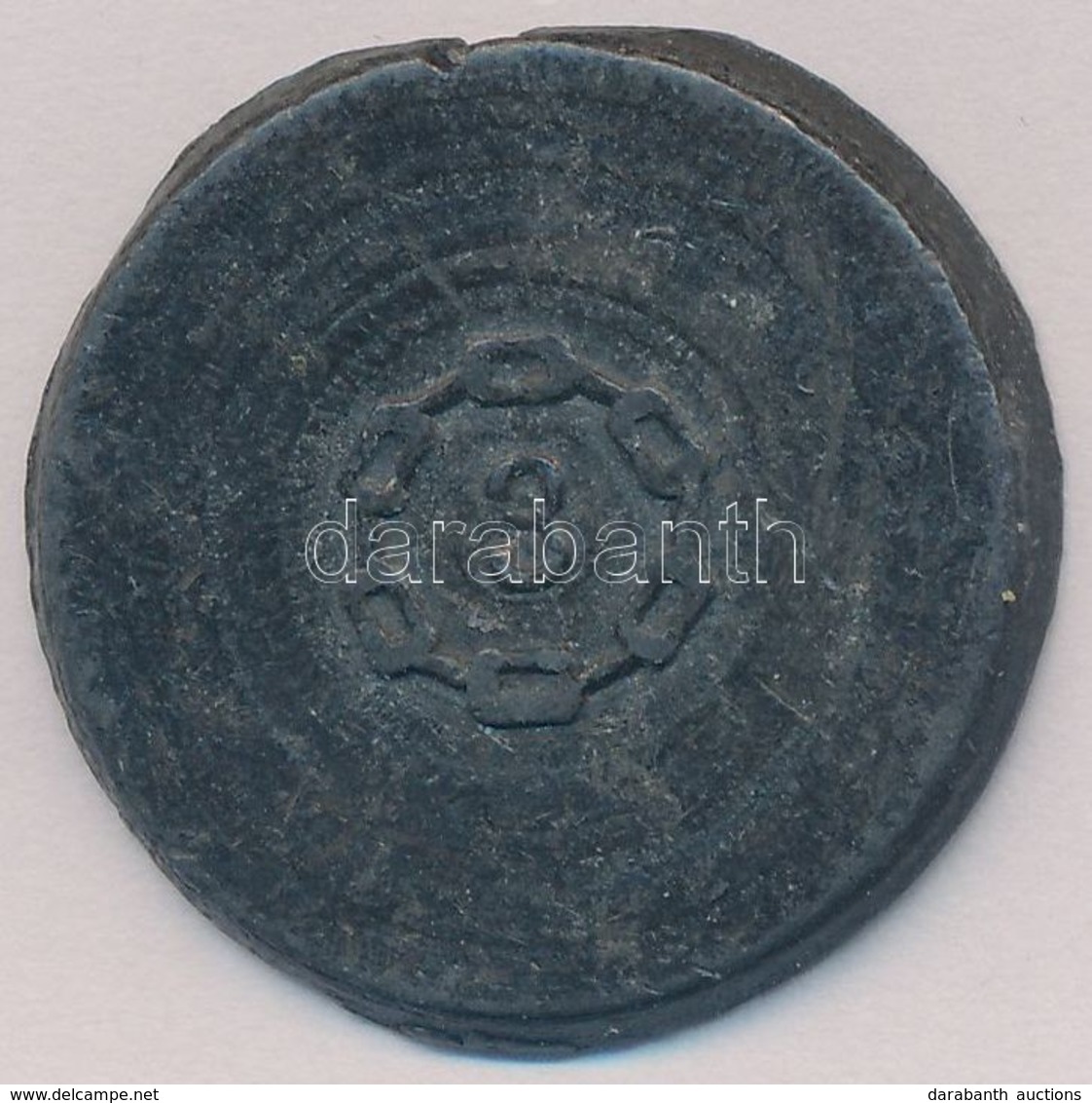 1848-1849. '3' Lánchíd ólom Bárca (~48mm) T:3 - Ohne Zuordnung