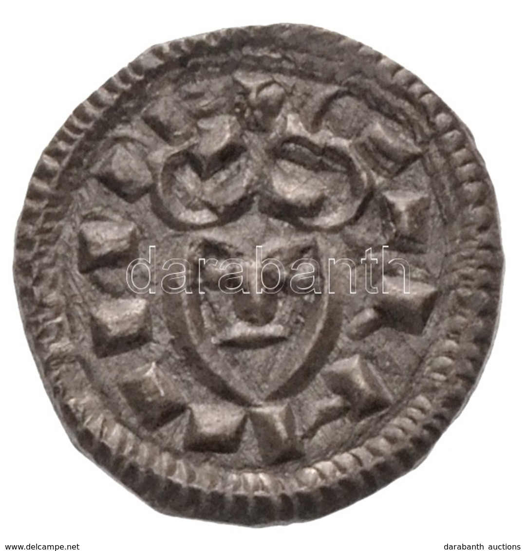 1095-1116. Denár Ag 'Kálmán' (0,58g) T:1,1-    
Hungary 1095-1116. Denar Ag 'Coloman' (0,58g) C:UNC,AU
Huszár: 32., Unge - Unclassified