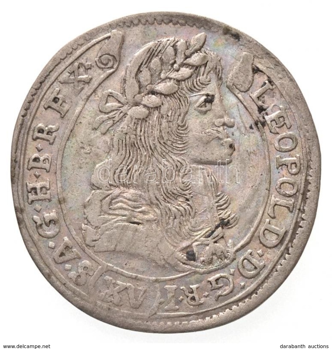 1680K-B 15kr Ag 'I. Lipót' (5,72g) T:2,2-
Hungary 1680K-B 15 Kreuzer Ag 'Leopold I' (5,72g) C:XF,VF
Huszár: 1425., Unger - Unclassified
