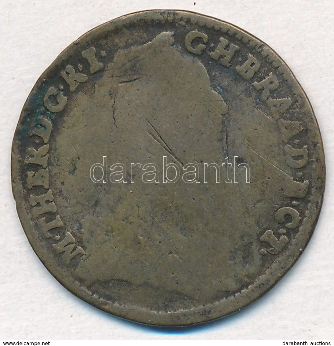 1742?K-B 15kr Ag 'Mária Terézia' Körmöcbánya (4,36g) T:3 Hullámos,ph.
Huszár: 1710., Unger III.: 1244. - Ohne Zuordnung