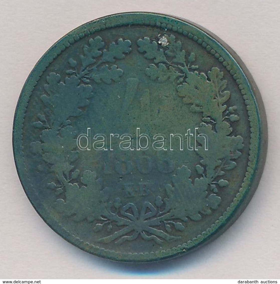 1868KB 4kr Cu T:3 Ph., Patina
Adamo M7.1 - Unclassified