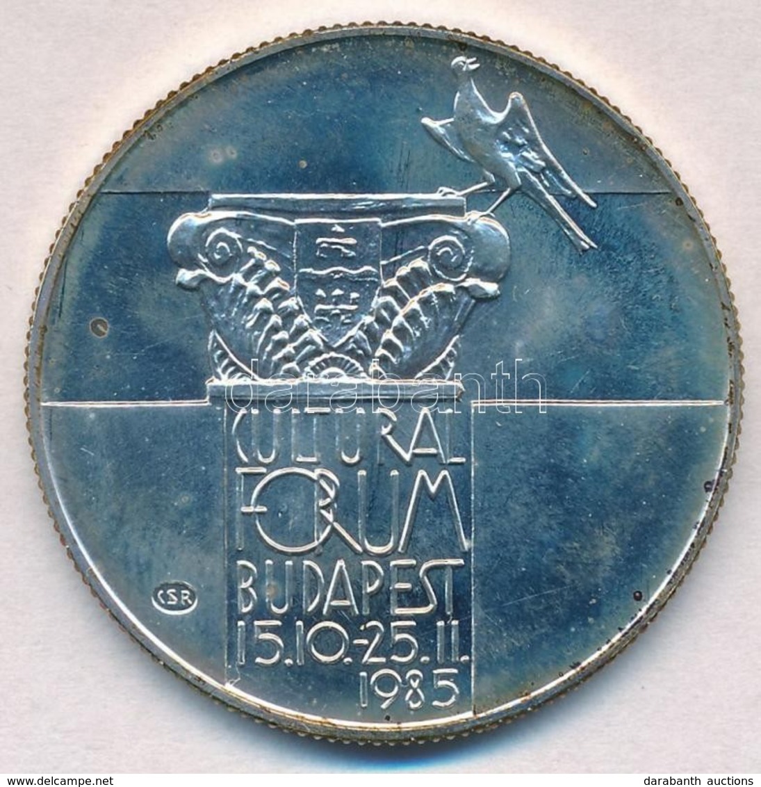 1985. 500Ft Ag 'Kulturális Fórum Budapest 1985' T:BU PatinaAdamo EM89 - Ohne Zuordnung