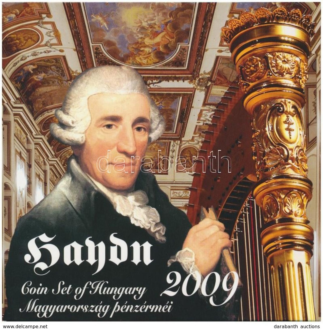 2009. 5Ft-200Ft 'Haydn' (7xklf) Forgalmi érme Sor, Benne 'Joseph Haydn' Ag Emlékérem (12g/0.999/29mm) T:PP Adamo FO43.4 - Unclassified