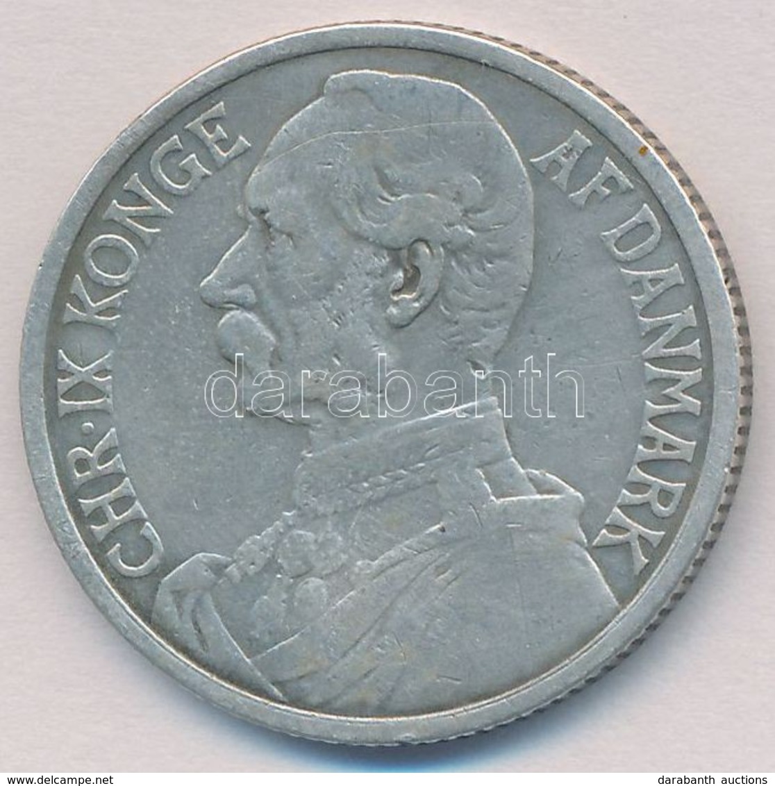Dán Nyugat-India 1906. 40c/2Fr 'IX. Keresztély' T:2-
Danish West Indies 1906. 40 Cents / 2 Francs 'Christian IX' C:VF
Kr - Unclassified