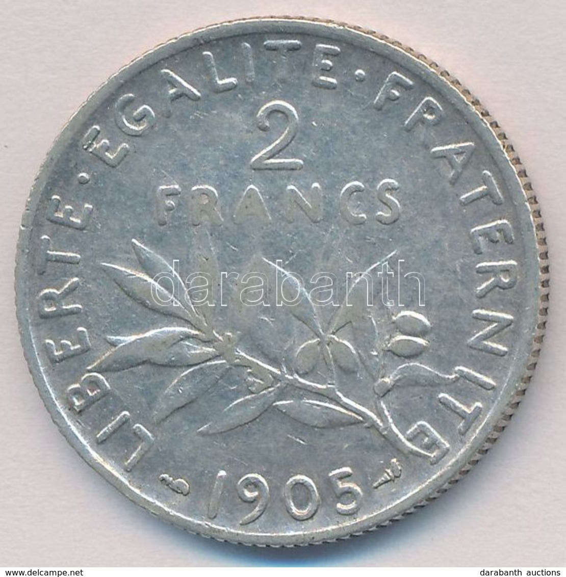 Franciaország 1905. 2Fr Ag T:2,2-
France 1905. 2 Francs Ag C:XF,VF - Ohne Zuordnung