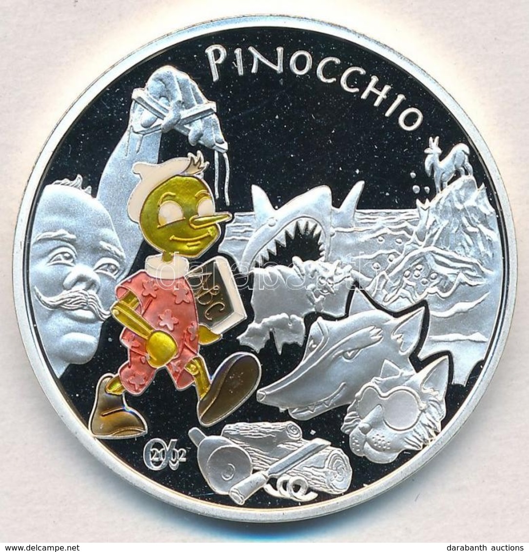 Franciaország 2002. 1 1/2E Ag 'Pinokkió' Eredeti Dísztokban Tanúsítvánnyal T:PP
France 2002. 1 1/2 Euro Ag 'Pinocchio' I - Unclassified