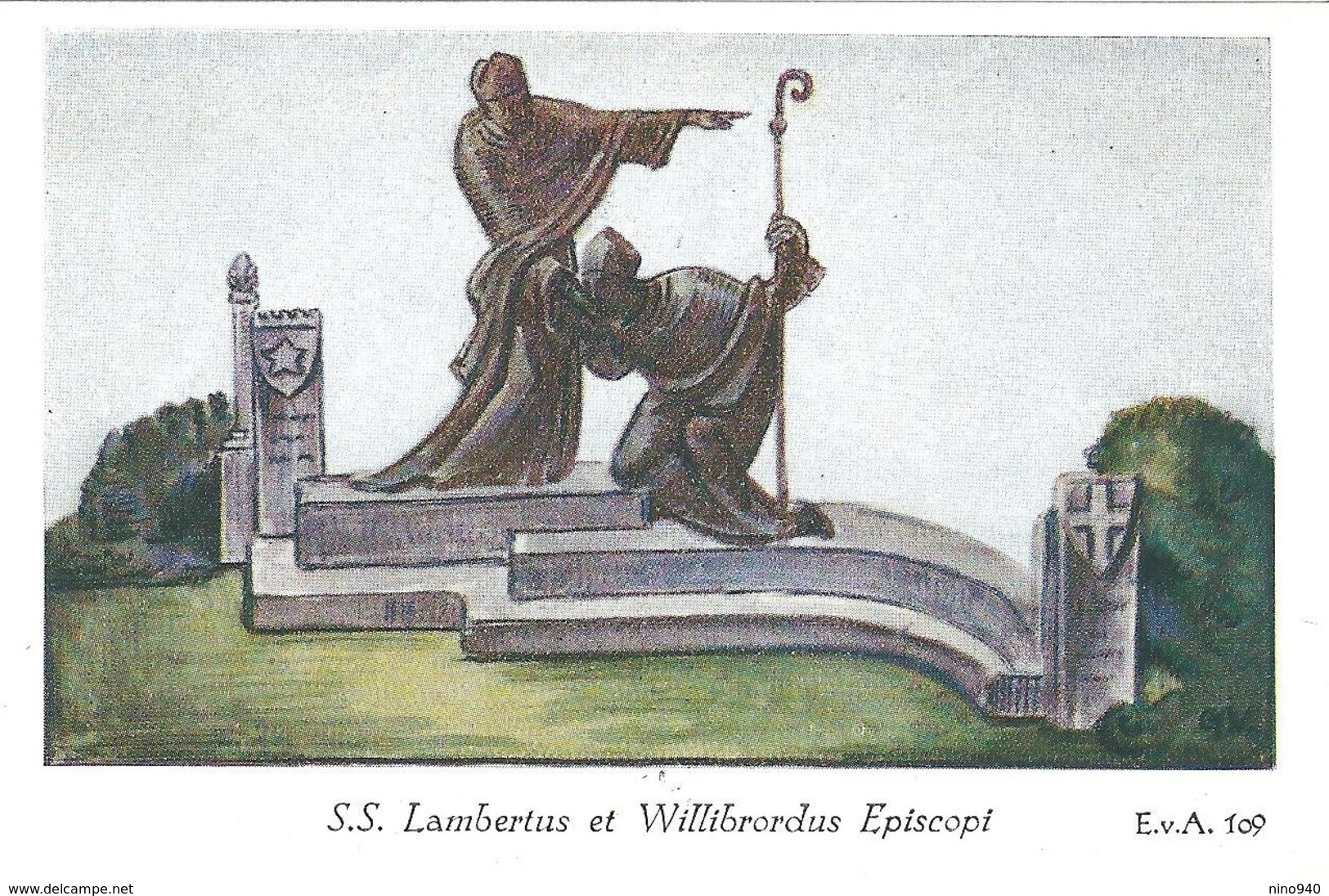 SS. LAMBERTO E WILLIBRORDUS - M - RB -  Mm. 72 X 113 - Religion & Esotericism