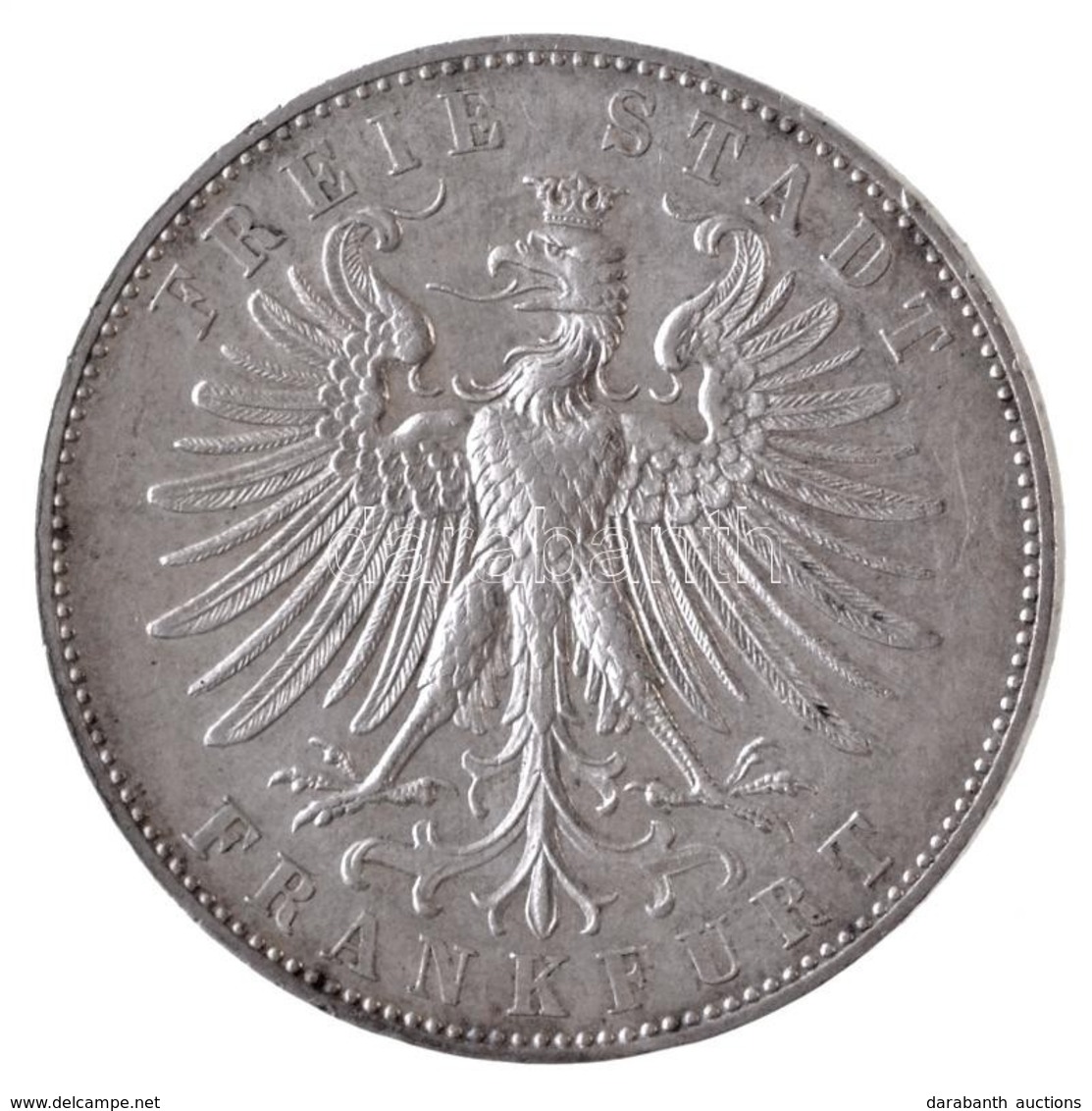 Német Államok / Frankfurt 1862. Tallér Ag 'Lövész Fesztivál' (18,52g) T:1- Apró Ph.
German States / Frankfurt 1862. Thal - Unclassified