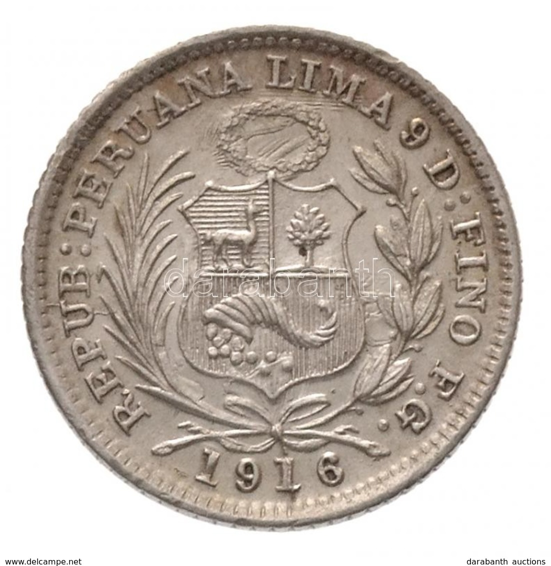 Peru 1916FG 1/2D Ag T:1-
Peru 1916FG 1/2 Dinero Ag C:AU
Krause KM#206.2 - Unclassified