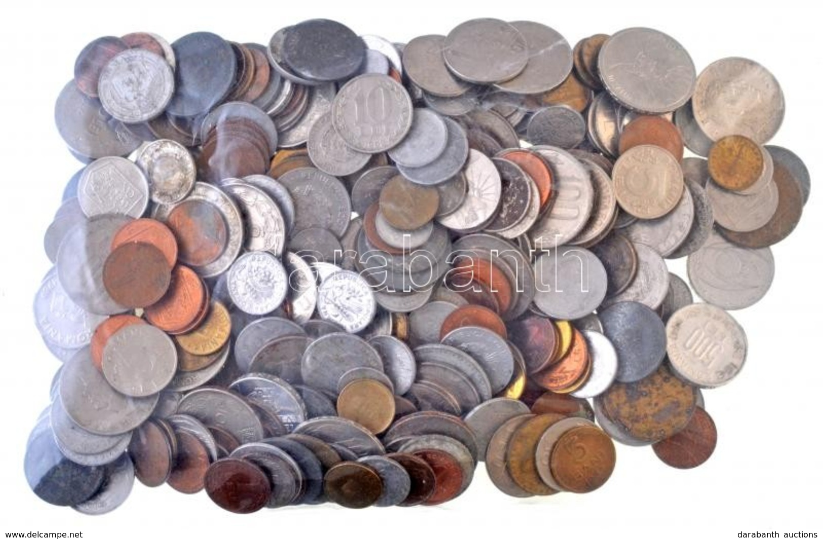 Románia 1906-2005. Vegyes érme Tétel 1kg Súlyban T:vegyes
Romania 1906-2005. Mixed Coin Lot In 1kg Net Weight C:mixed - Unclassified