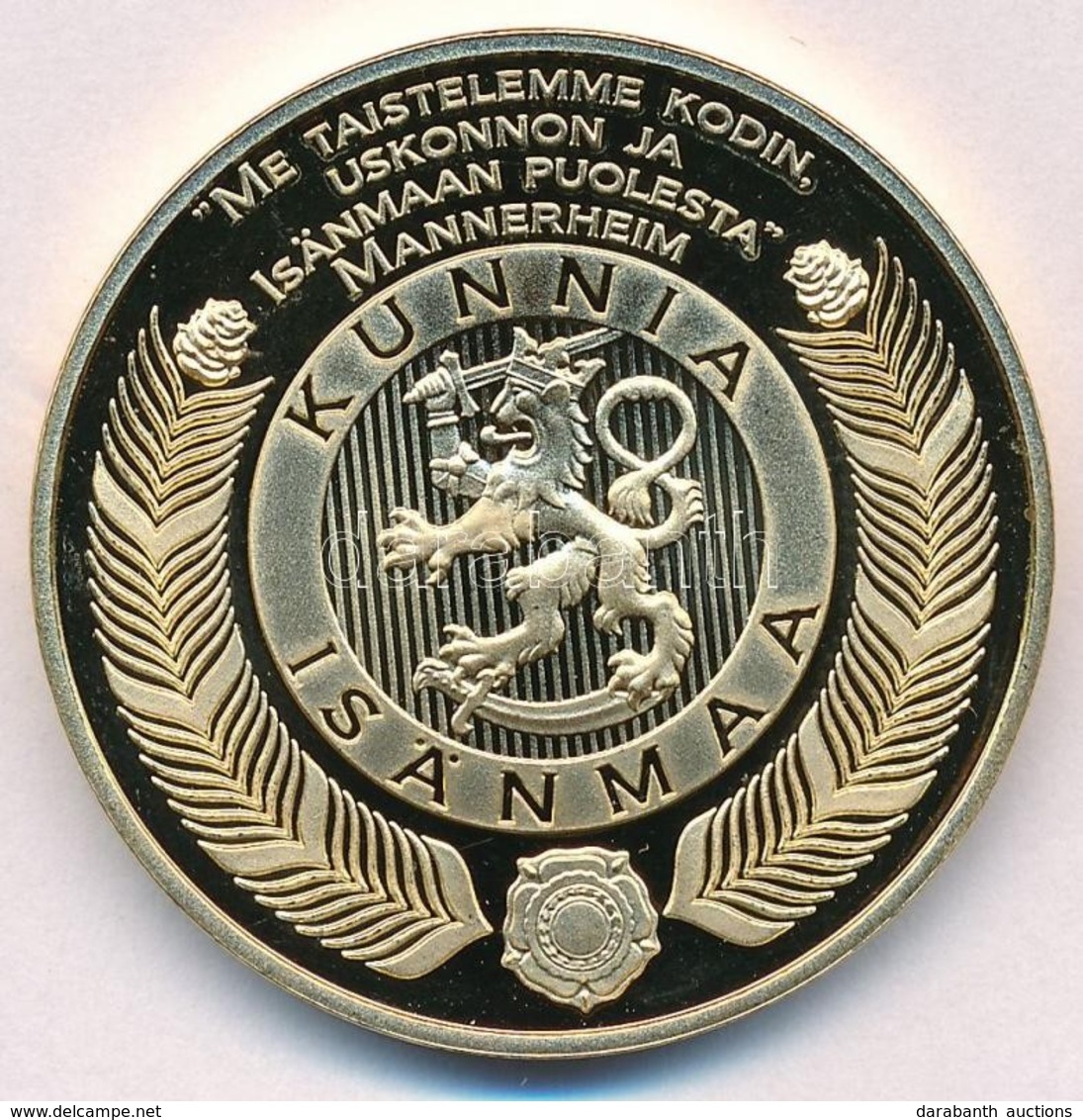 Finnország DN '1939-1940 Téli Háború' Aranyozott Fém Emlékérem (38mm) T:PP
Finland ND '1939-1940 Winter War' Gold Plated - Ohne Zuordnung