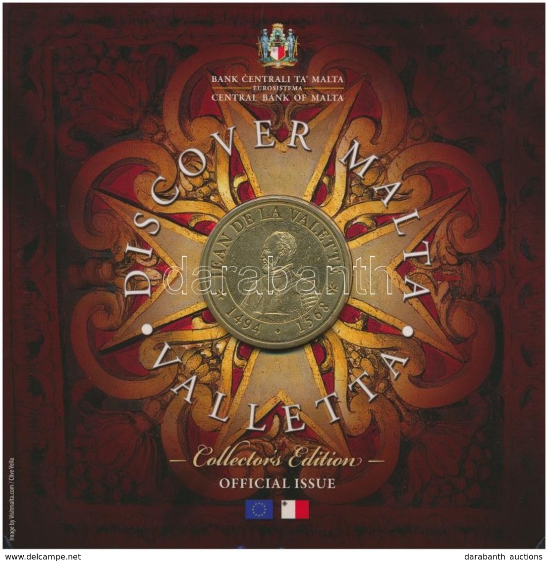 Málta 2012. 'Jean De La Valette' Aranyozott Fém Emlékérem Díszkiadásban, DVD-vel (37mm) T:1
Malta 2012. 'Jean De La Vale - Ohne Zuordnung