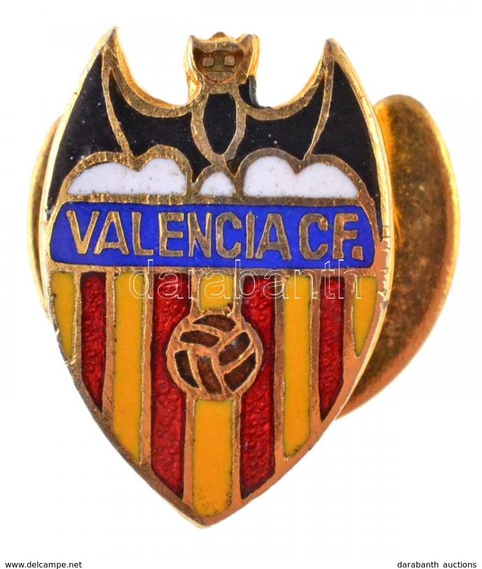 DN 'Valencia CF' Zománcozott Fém Gomblyukjelvény (15x17mm) T:1- - Ohne Zuordnung