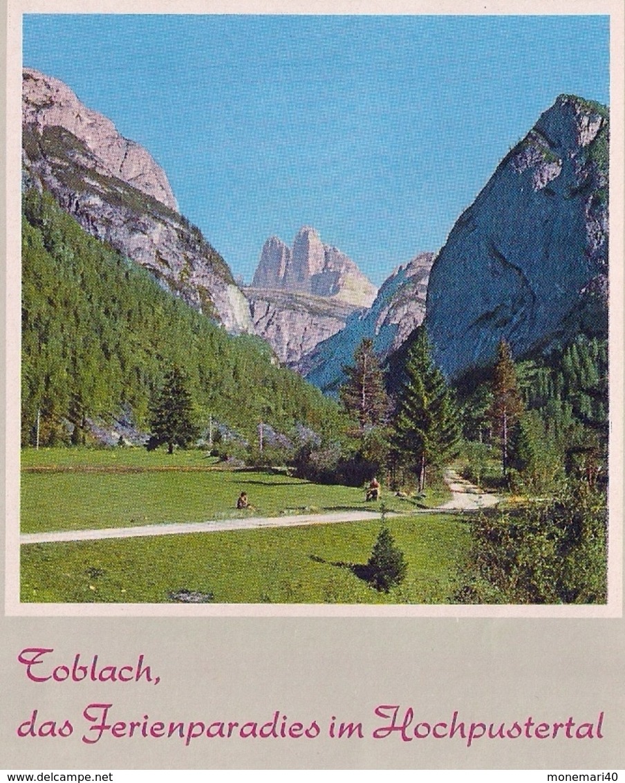 ITALIA - DOLOMITES - DOBBIACO (1254-2000 M.) - Dépliants Turistici