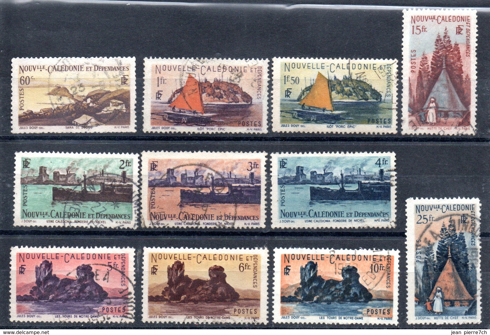 Nouvelle-Calédonie Neukaledonien Y&T 263°, 265°, 267°, 268°, 270° - 277° - Used Stamps