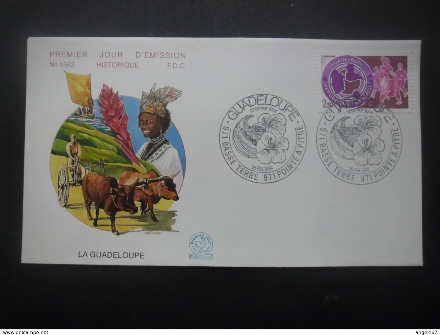 FRANCE FDC Guadeloupe 25-02-1984 Basse Terre Et Pointe A Pitre - 1980-1989