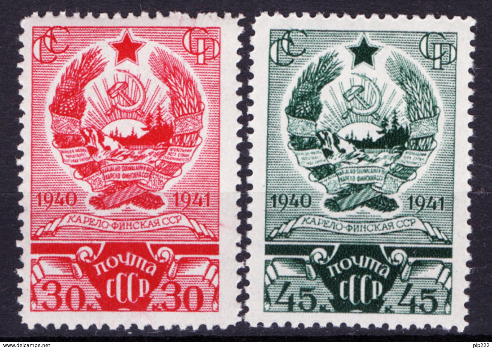 Russia 1941 Unif. 834/35 **/MNH VF/F - Nuovi