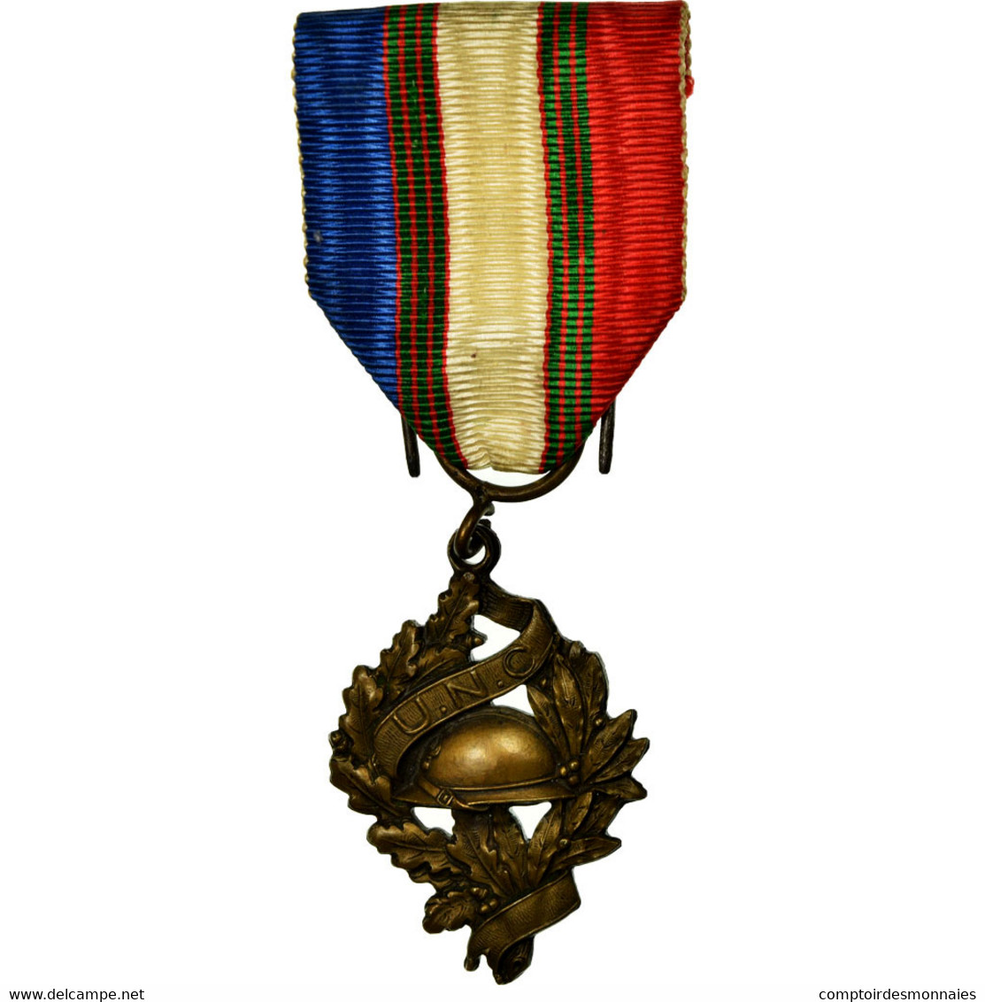 France, Union Nationale Des Combattants, Médaille, Excellent Quality, Bronze - Altri & Non Classificati