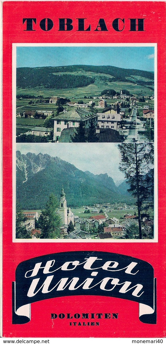 ITALIA- DOLOMITES - DOBBIACO -TOBLACH (HOTEL UNION) - Reclame