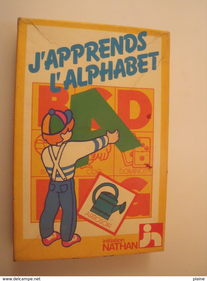 JEU- J'APPRENDS L'ALPHABET-INITIATION NATHAN 5/8 ANS - Denk- Und Knobelspiele