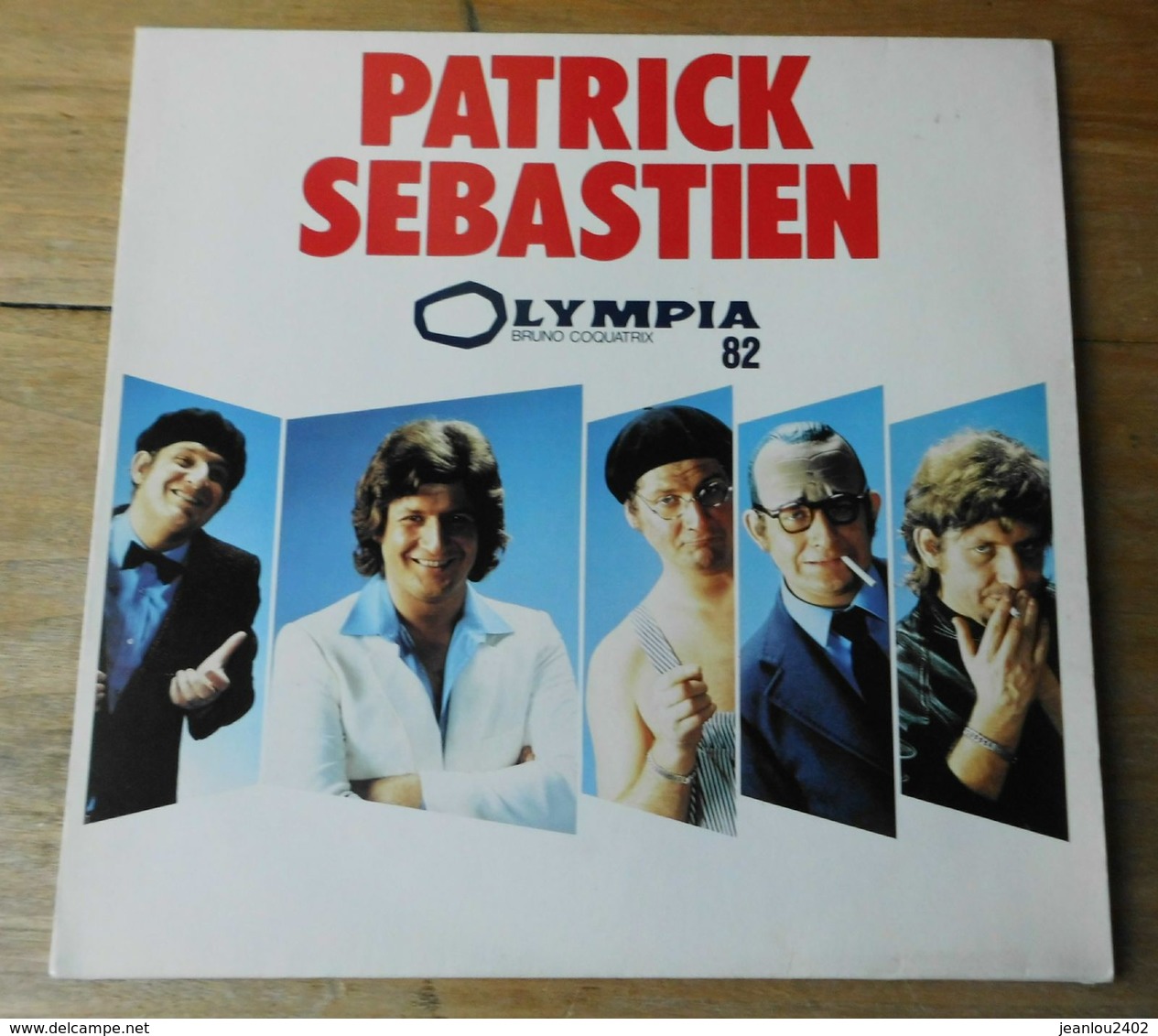 Vinyle "Patrick Sebastien" "Olympia 82" - Comiche