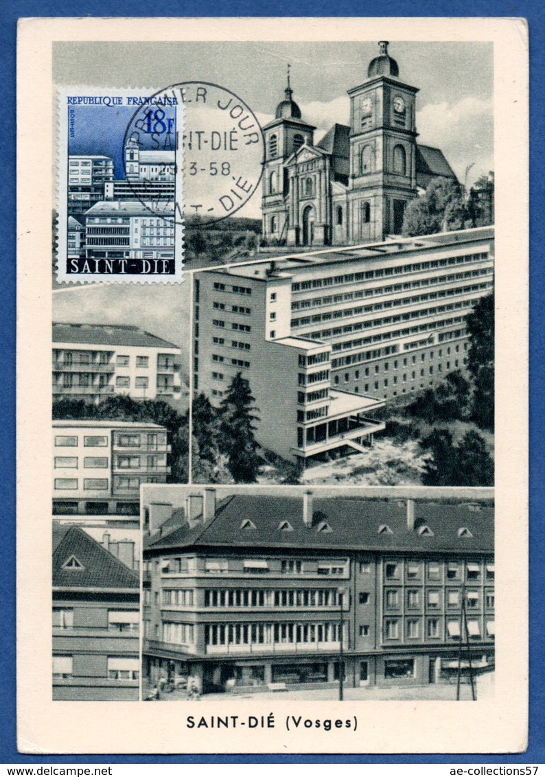 Carte Premier Jour / Saint Dié / 29-3-58 - 1950-1959