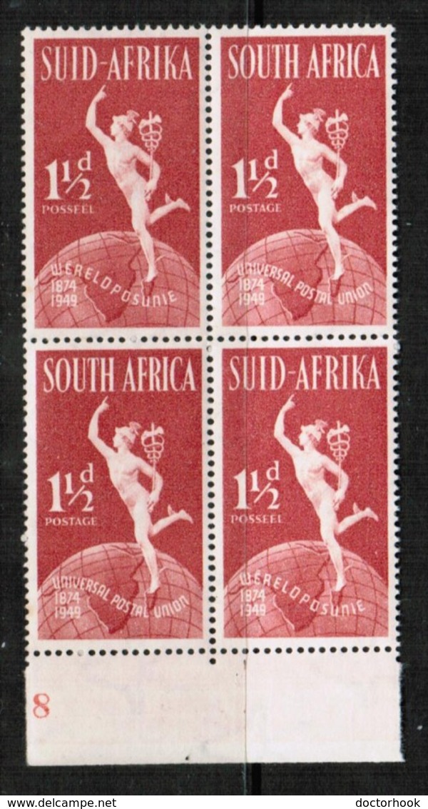 SOUTH AFRICA  Scott # 110** VF MINT NH BLOCK Of 4  LG-957 - Blocks & Sheetlets
